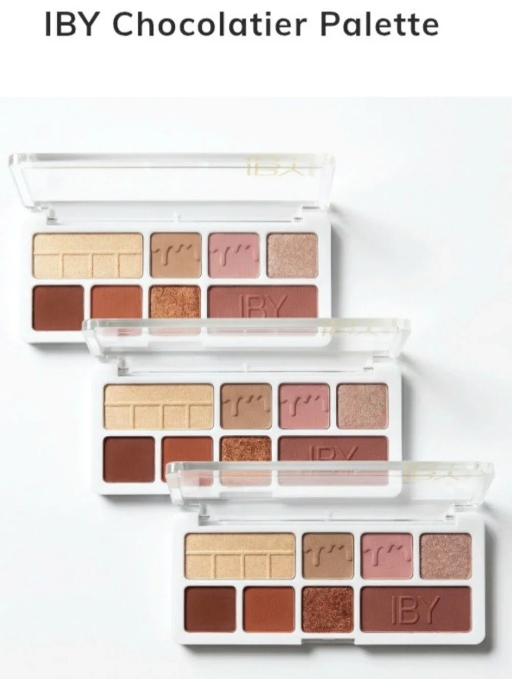 🎉3•$13/4•$16🎉 IBY BEAUTY Confessions Of A Chocolatier Eyeshadow Palette